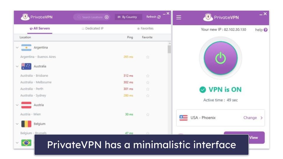 🥉3. PrivateVPN — Simple VPN With Proprietary Protocol for Bypassing Censorship