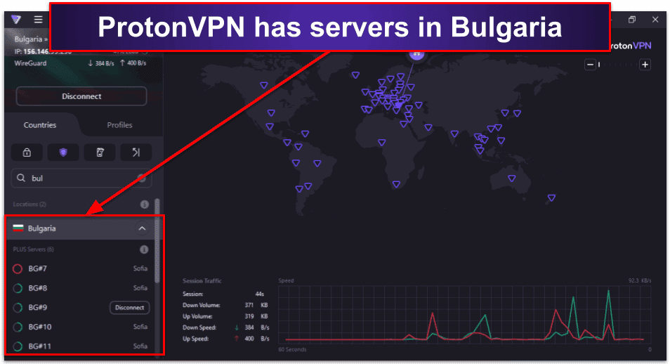 🥇 1. Proton VPN — Best VPN for Getting a Bulgarian IP Address