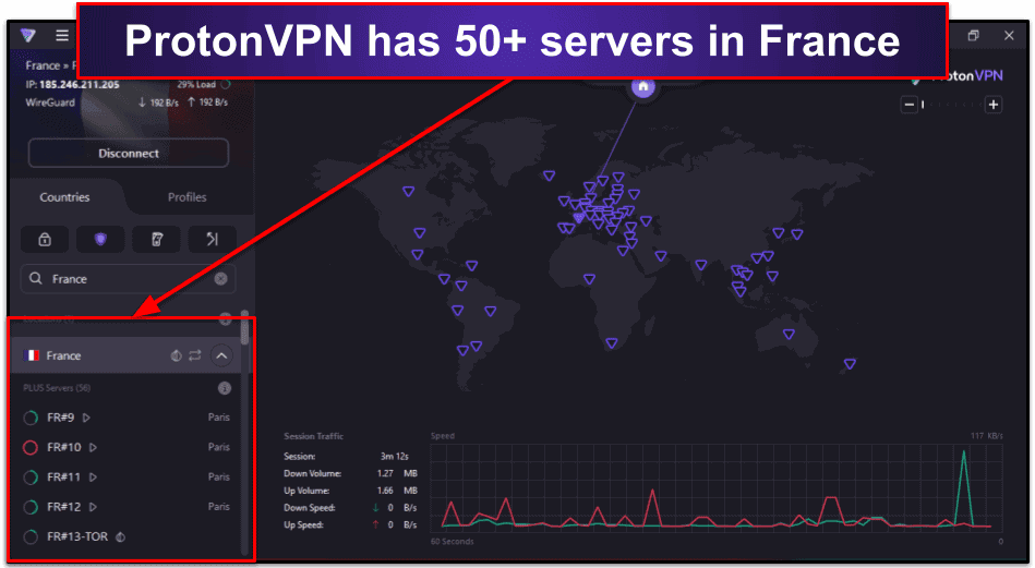 🥇1. Proton VPN — Best VPN for Getting a French IP Address