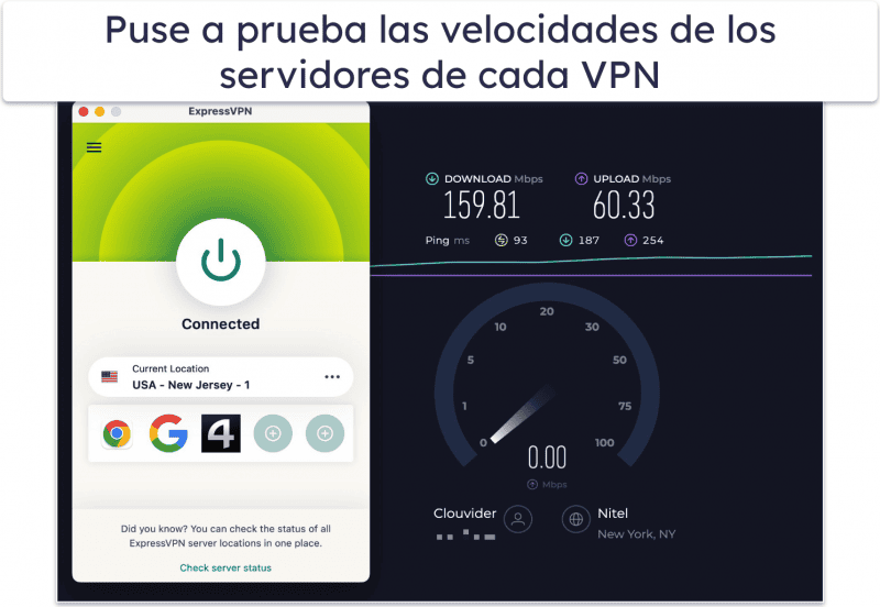 Metodología de las pruebas: comparación y criterios de clasificación