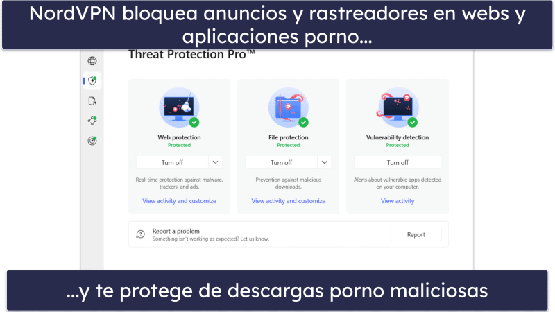 4. NordVPN: excelente para bloquear descargas dañinas
