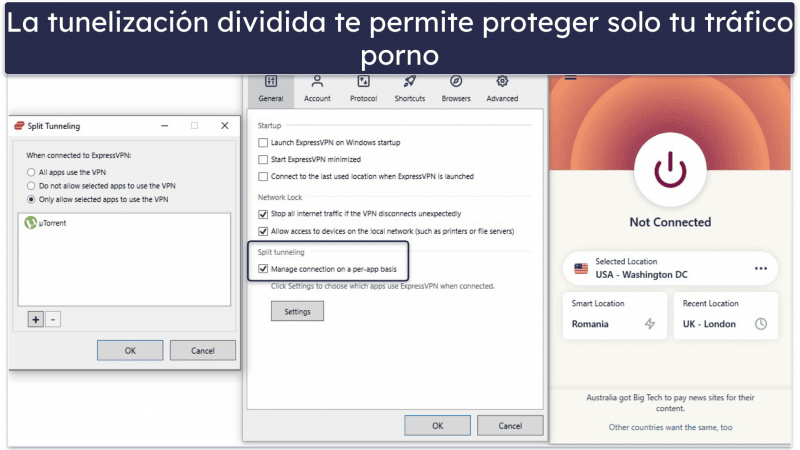 🥇 1. ExpressVPN: la mejor VPN para acceder a webs porno de forma segura en 2026