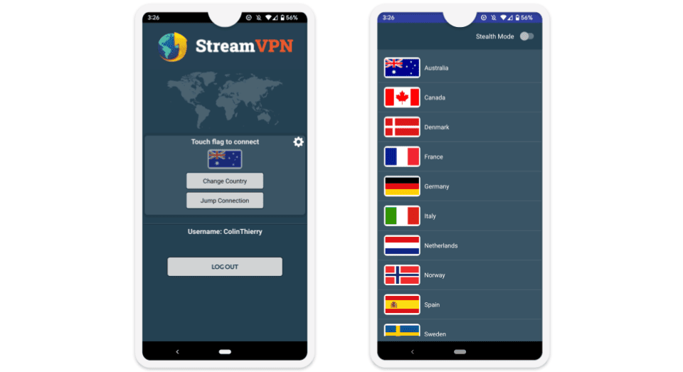 StreamVPN Ease of Use: Mobile and Desktop Apps — No Native Desktop Apps & Mobile Apps Are Minimal