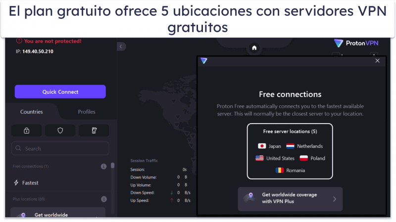 6. Proton VPN: el mejor plan gratuito para navegar por webs porno