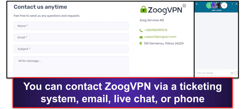 ZoogVPN Customer Support