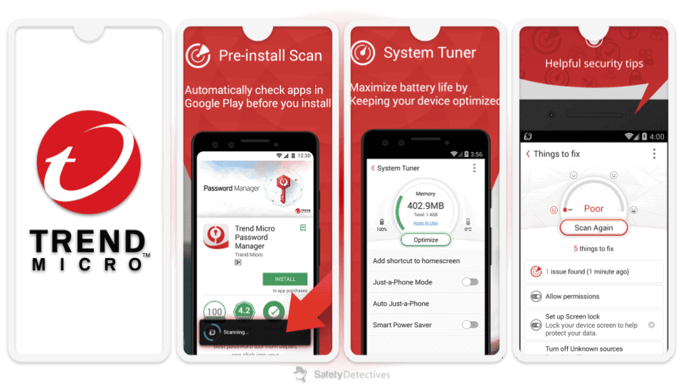 9. Trend Micro — Good Malware Scanner + Strong Web Protection