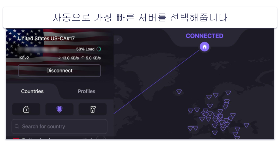 🥈2. Proton VPN: 속도 제한 없이 무제한 데이터를 제공하는 무료 맥 VPN