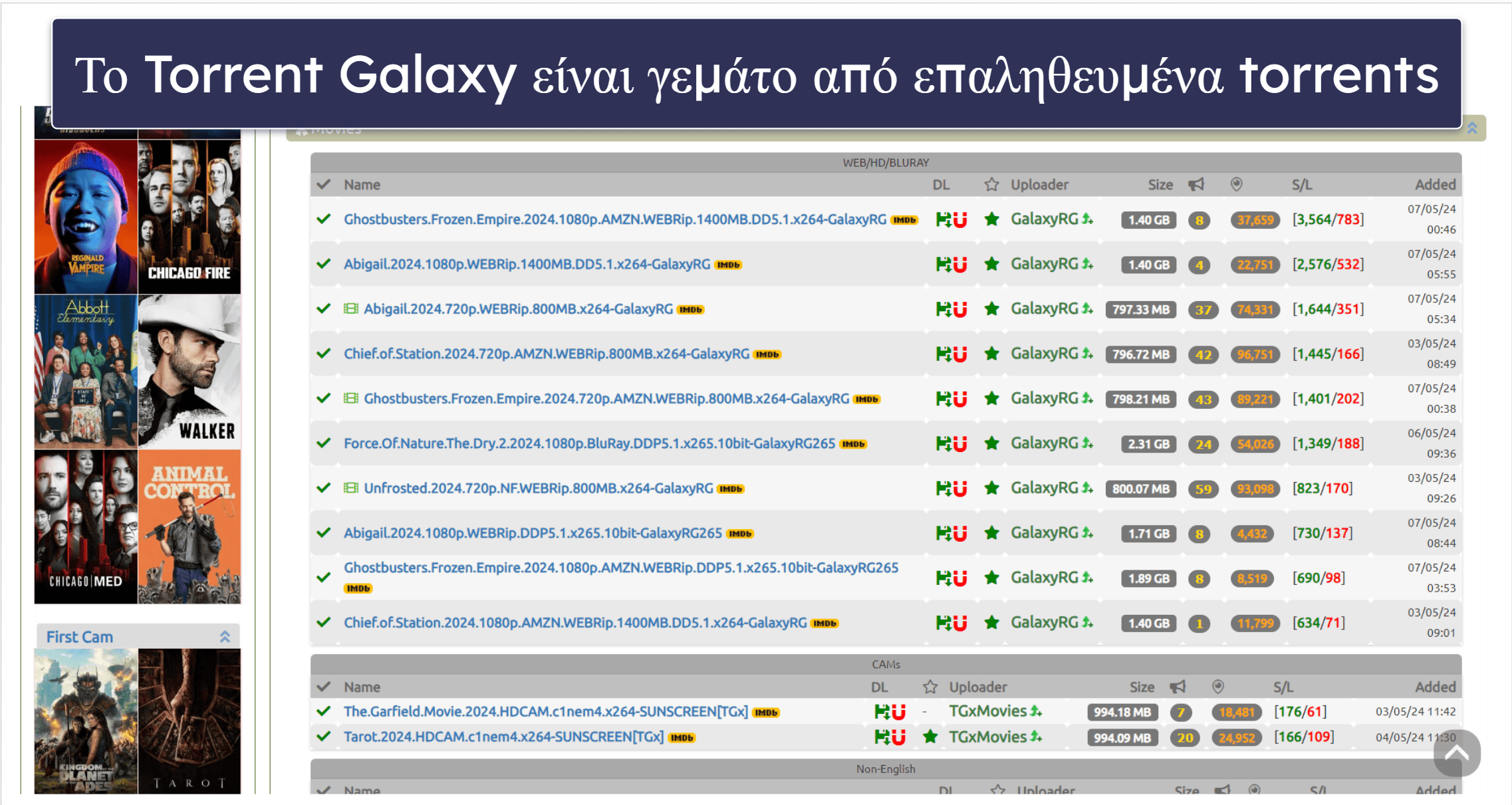 1. TorrentGalaxy