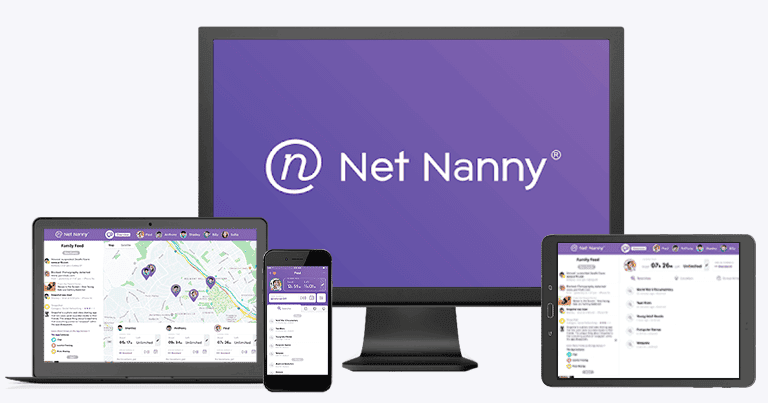 🥈 2. Net Nanny — הטובה ביותר עבור סינון תכני אינטרנט מתקדם (וגם ניהול זמן מסך טוב)