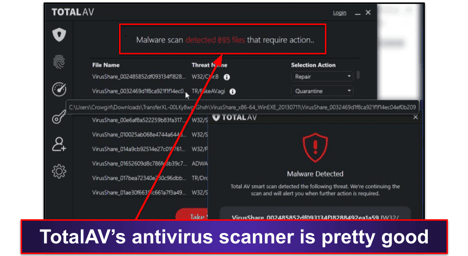 4. TotalAV — Easiest Antivirus Software to Use