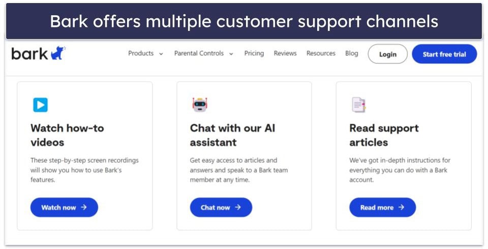 Bark Customer Support — Great Knowledgeable Support & Excellent FAQs