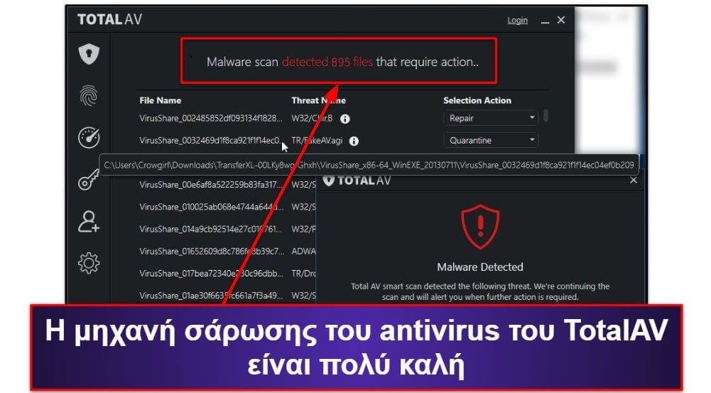 4. TotalAV — Το Ευκολότερο στη Χρήση Λογισμικό Antivirus