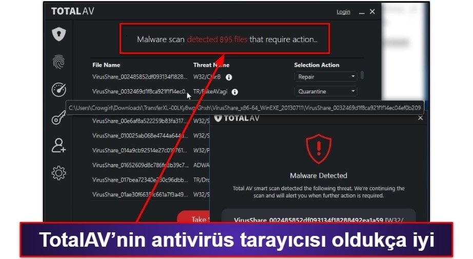 4. TotalAV – Kullanımı En Kolay Antivirüs Yazılımı