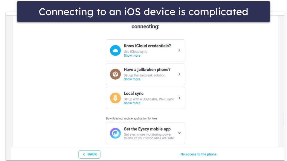 Eyezy Installation & Setup — Depends on the Version (Potentially Complicated & Time-Consuming)