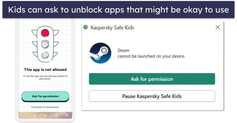 Kaspersky Safe Kids Features