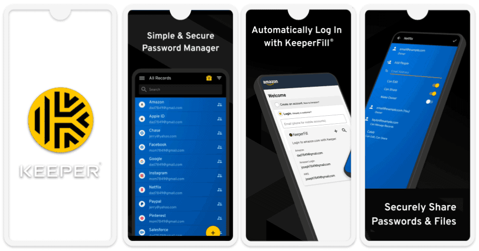 🥉3. Keeper — Best for Advanced Cybersecurity Tools + Encrypted Chat