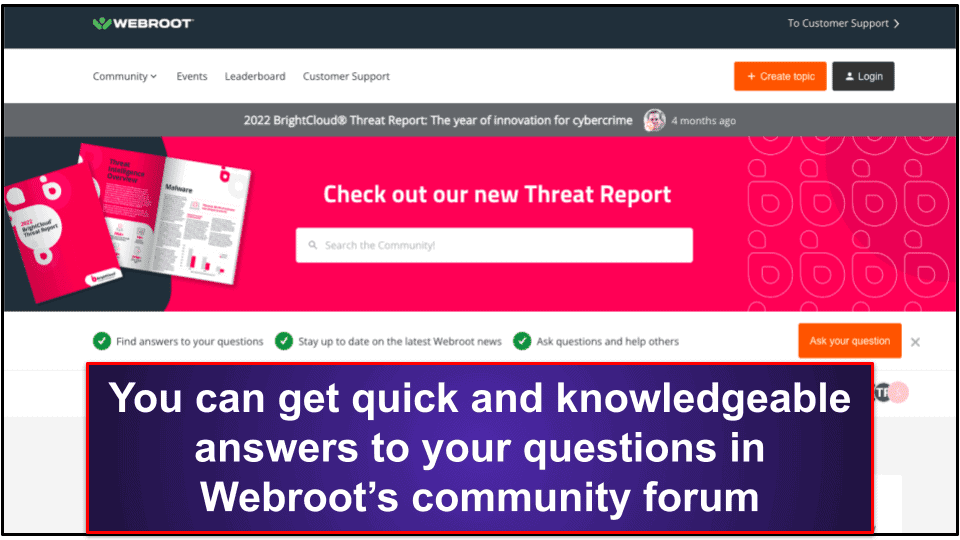 Webroot Customer Support