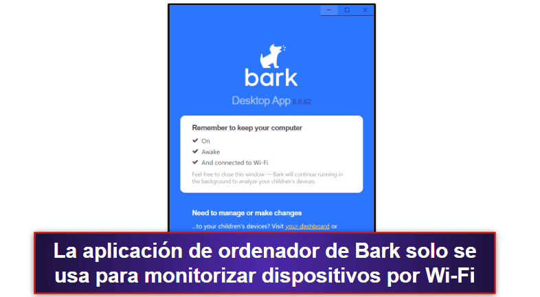 Facilidad de uso de Bark