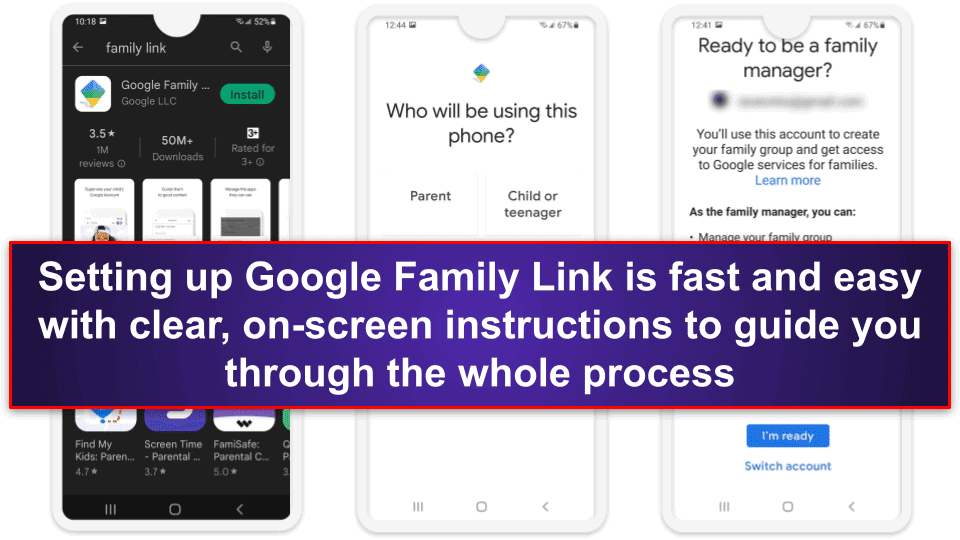 Google Family Link Installation &amp; Setup