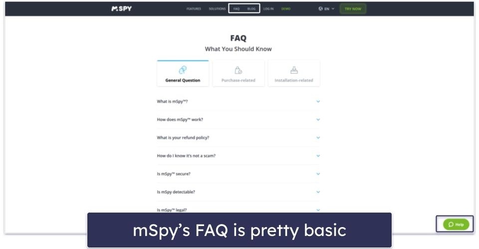 mSpy Customer Support