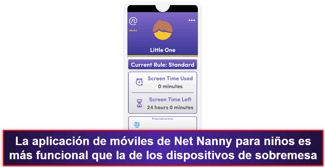 Facilidad de uso de Net Nanny