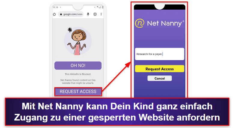 Net Nanny Funktionen