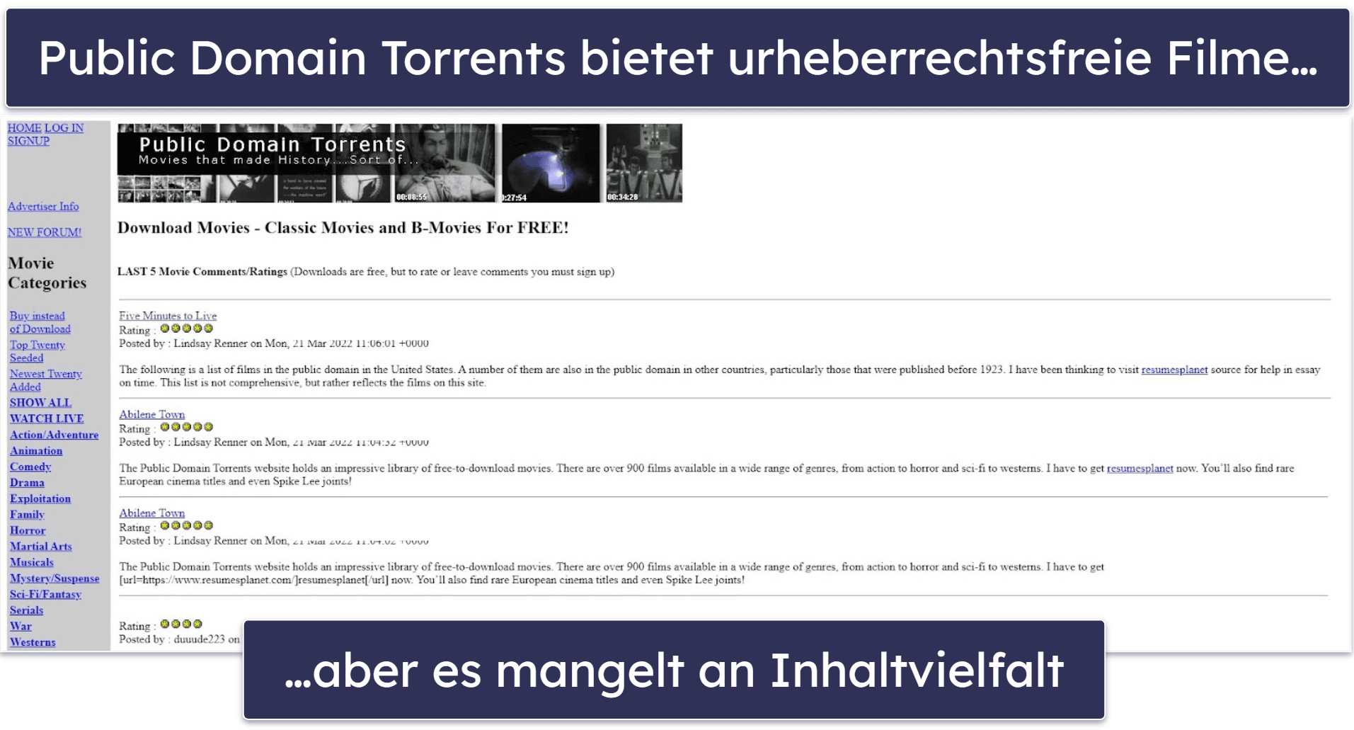 10. Public Domain Torrents