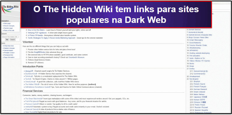 The dark web links 2022
