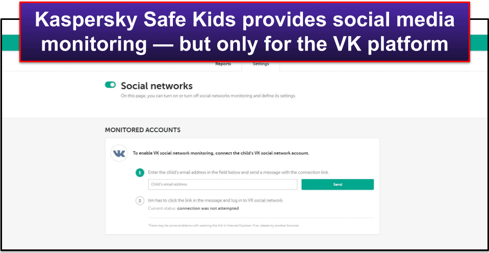 Kaspersky Safe Kids Features