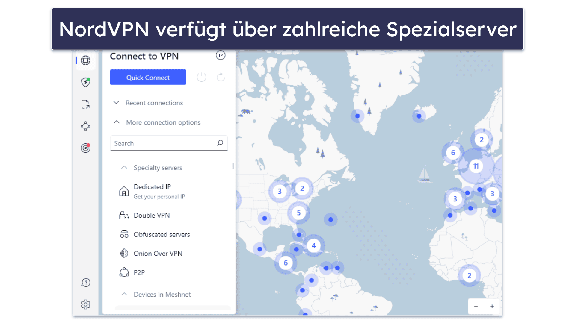 5. NordVPN — 7-Tage-Testversion auf Android mit großartigen Extras