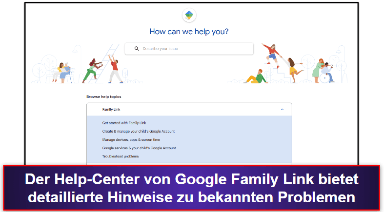 Google Family Link – Kundensupport