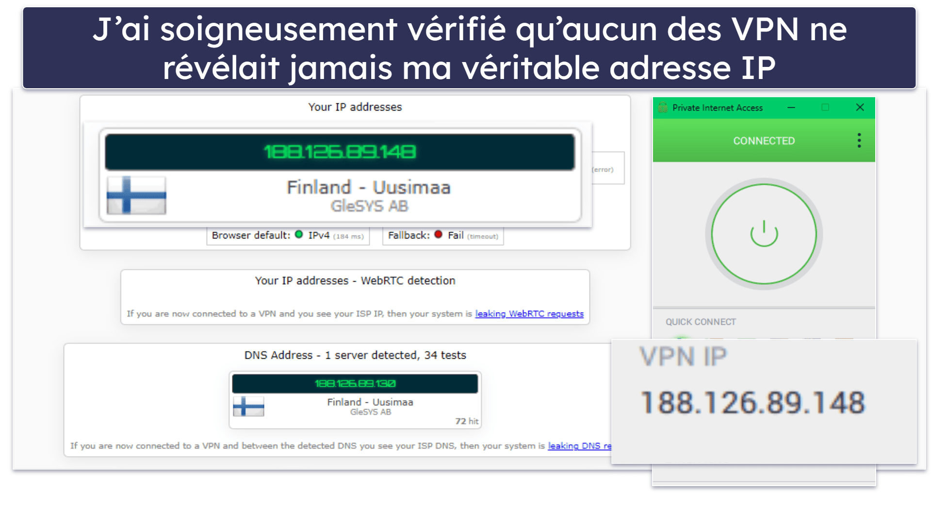 Protocole de test : critères de comparaison et de classement