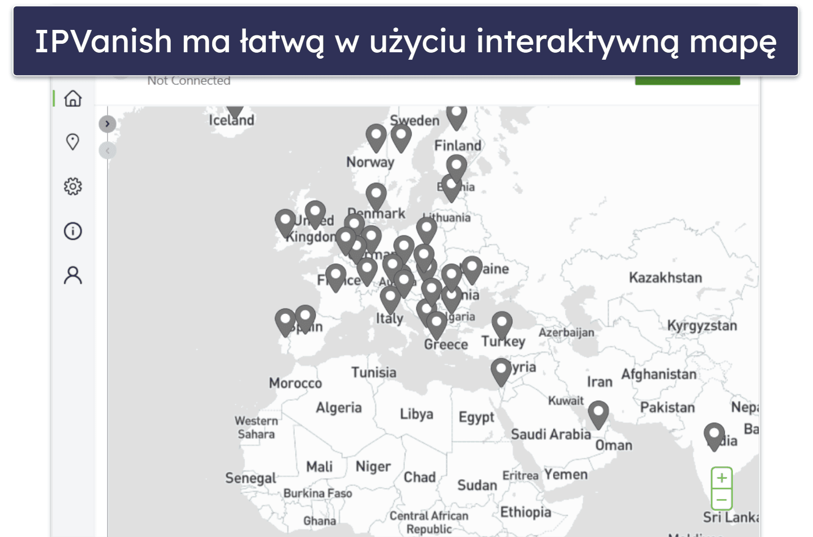 10. IPVanish: Dobra obsługa P2P i przyzwoite funkcje bezpieczeństwa