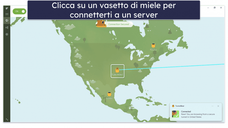 10. TunnelBear: facile e divertente da usare