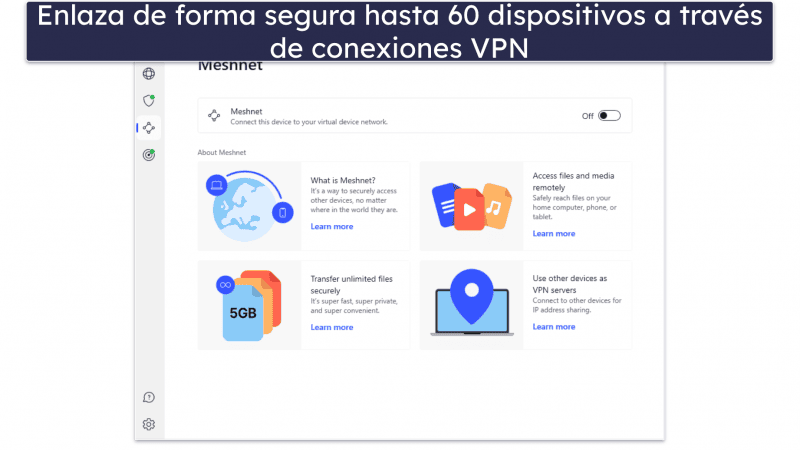 4. NordVPN: genial para acceder de forma remota a tus dispositivos