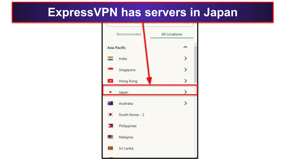 🥇 1. ExpressVPN — Best VPN for Getting a Japanese IP Address
