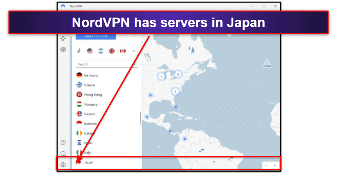 🥉3. NordVPN — Reliable VPN With Over 130 Servers in Japan