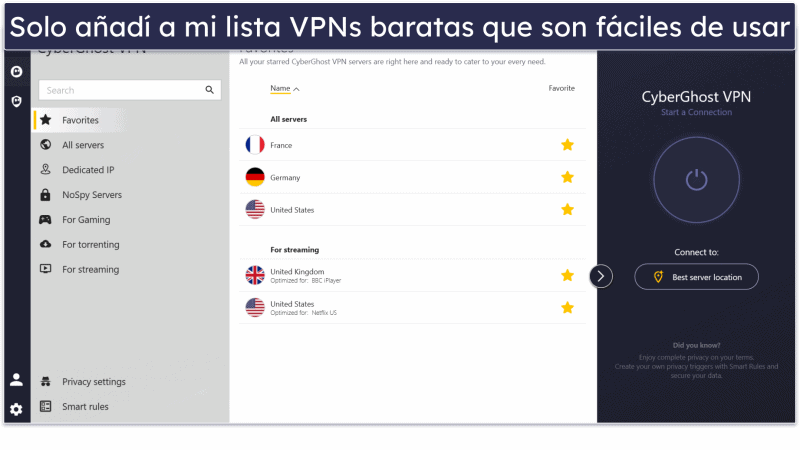 Metodología de las pruebas: comparación y criterios de clasificación