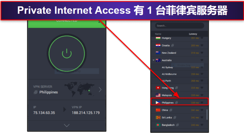 🥈2. Private Internet Access：串流和种子下载性能出众，安全性强