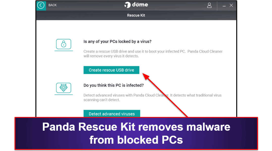 6. Panda Dome — Best for File Encryption &amp; Rescuing Infected PCs