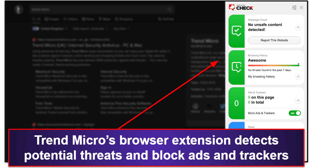 9. Trend Micro — Best for Safe Browsing &amp; Online Banking