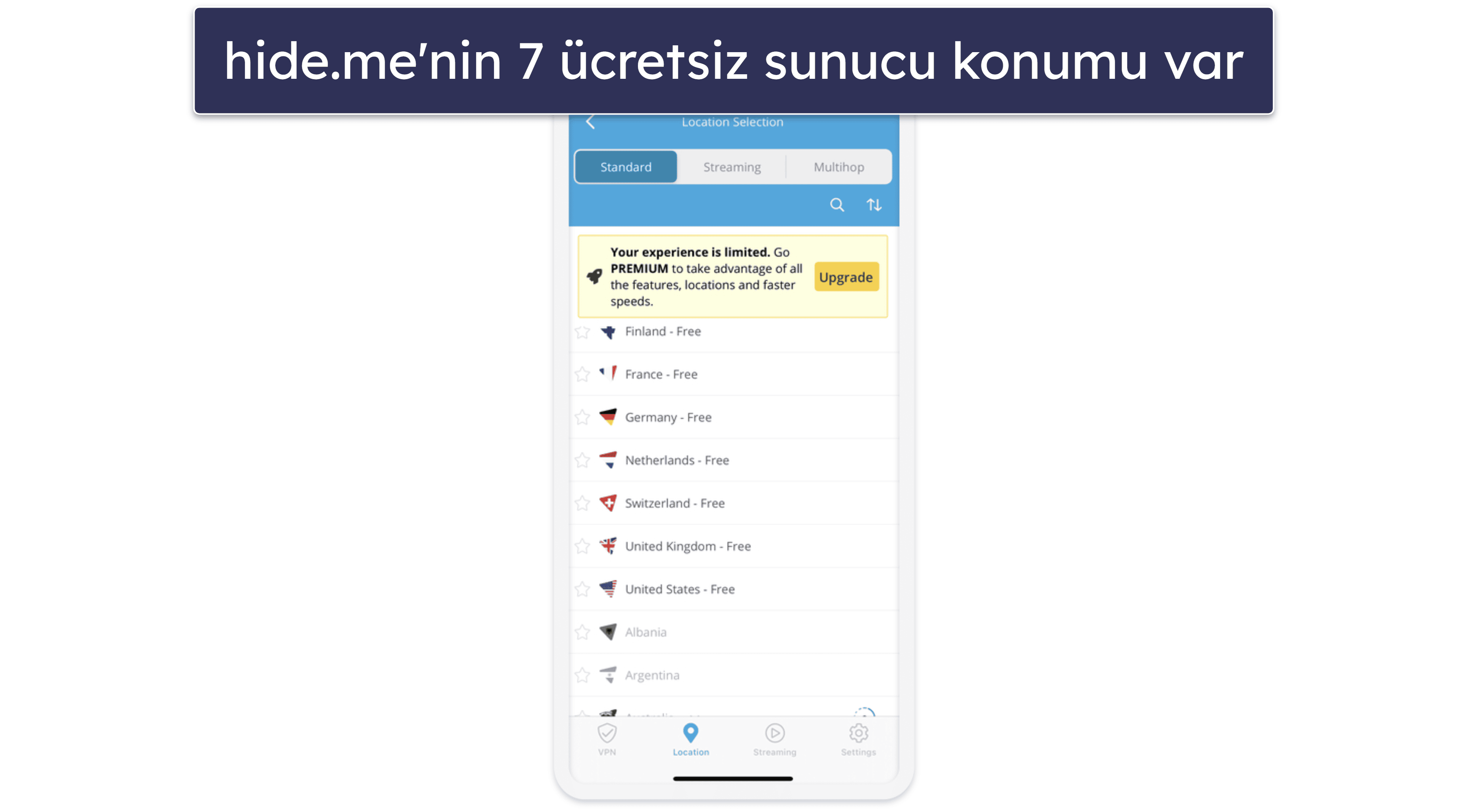 🥉3. hide.me — Yeni Başlayanlar İçin İyi iPhone VPN Ücretsiz