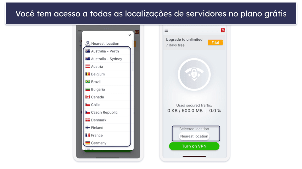 5. Avira Phantom VPN — Boa opção para navegação casual no iOS