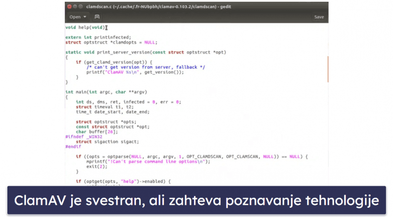 Najbolji Besplatni Antivirus za Linux — ClamAV