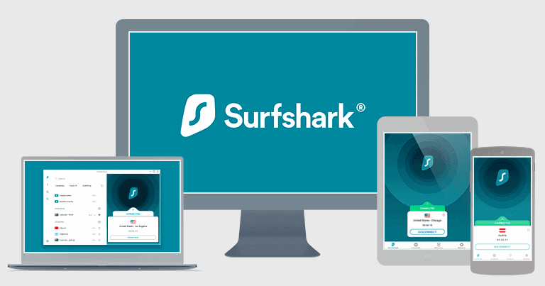 5. Surfshark: Geweldige VPN voor grote gezinnen en zeer betaalbaar