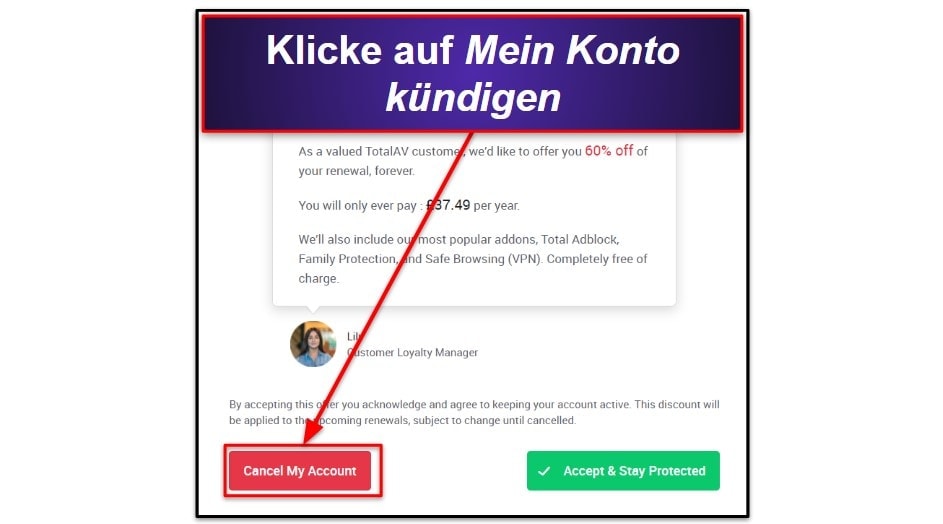 So kündigst Du Dein TotalAV-Abonnement (Schritt-für-Schritt-Anleitung)