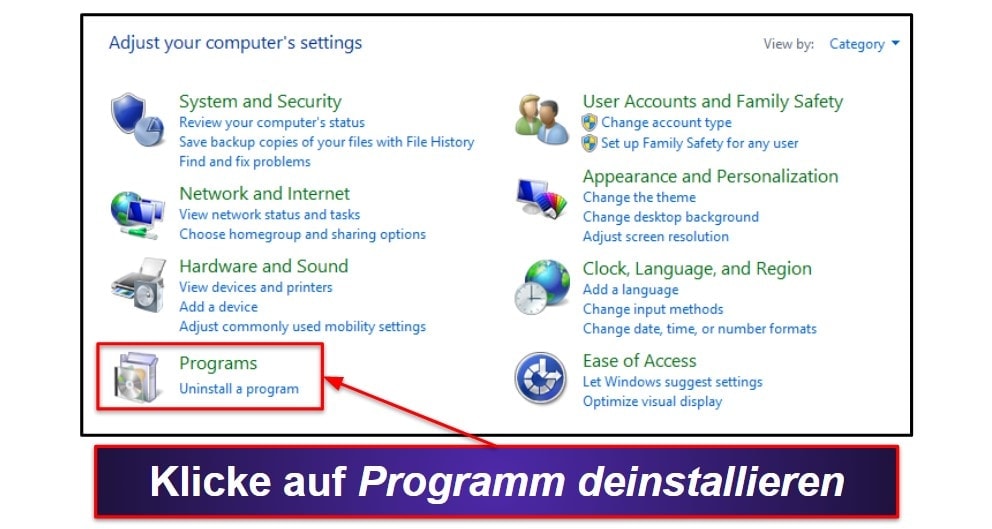Deinstallation und vollständige Entfernung von TotalAV-Dateien von Deinen Geräten