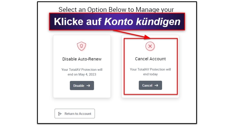 So kündigst Du Dein TotalAV-Abonnement (Schritt-für-Schritt-Anleitung)
