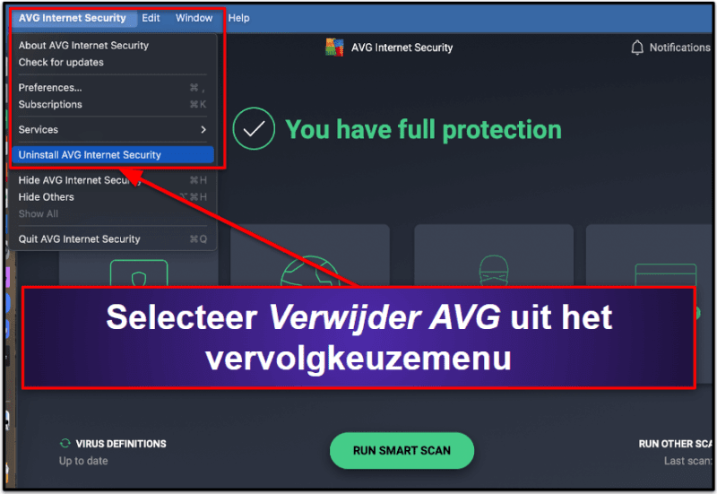 AVG-bestanden deïnstalleren en volledig verwijderen van je apparaten