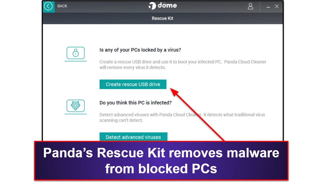 6. Panda Dome — Best for File Encryption &amp; Rescuing Infected PCs